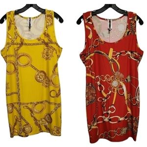 MOA USA Sleeveless Razorback Scoop Neck Dress Size 2XL